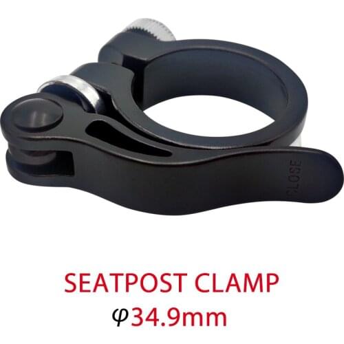 Aluminum Alloy MTB Road Bike Seat Clamp 28.6/31.8/34.9mm Quick Release BMX Fixed Gear Bike Seatpost Clamp Accessories