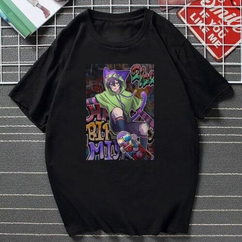 Manga Sk8 The Infinity T-Shirt Summer Male Shirts Japanese Anime Skateboard Boys Clothes Harajuku Casual Tee Unisex Cartoon Tops