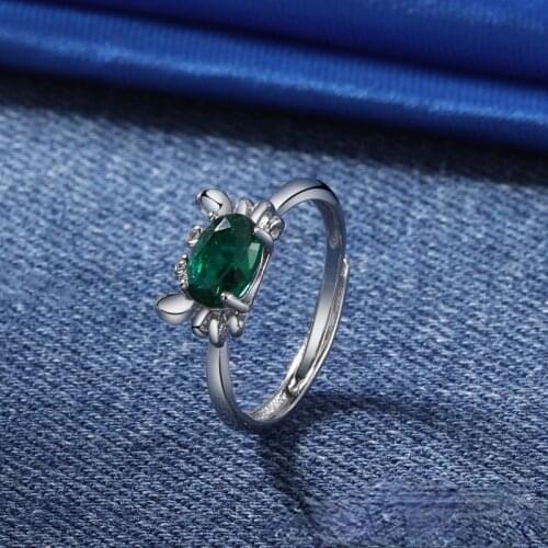 Womens Fashion Silver Plated Multicolor CZ Zircon Rings Cute Crab Ring Cocktail Party Finger Ring Wedding Engagement Jewelry