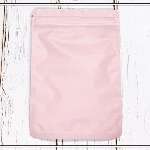 10pcs Double Sided Metallic Mylar Flat Zip Lock Package Bags Smell Proof Heat sealable Aluminum Foil Plastic Zip Bags Pouches