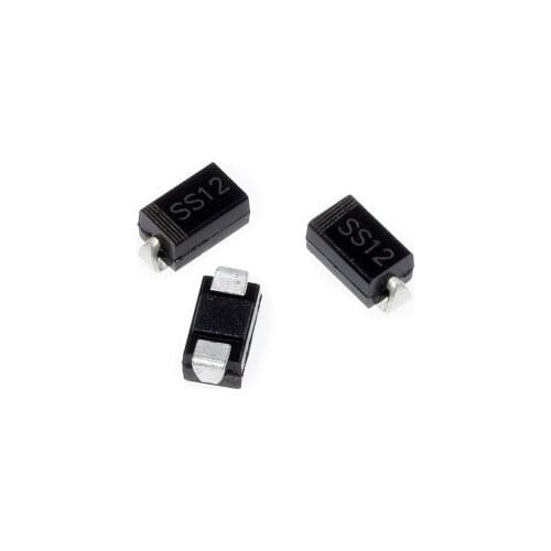 100pcs SMA 1N5817 smd 1A 20V do-214ac IN5817 Schottky diode SS12