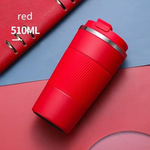 380ml/500ml Double Stainless Steel 304 Coffee Mug Leak-Proof Thermos Mug Travel Thermal Cup Thermosmug Water Bottle For Gifts