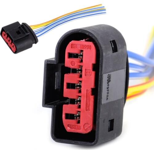 DWCX Car Styling 5 Pin Mass Air Flow Sensor Connector Plug Fit For VW Golf Base Confort 1J0973775 A