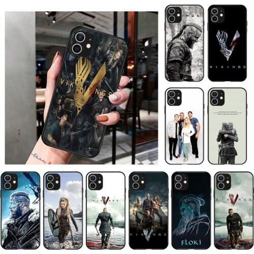 Vikings Travis Fimmel Black Matte Soft TPU Silicone Phone Case For iPhone XR 12 11 Pro Max X XS 7 8 6 6S Plus 5S SE2020 Cover