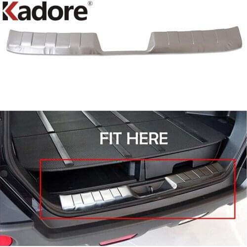 For Nissan X-Trail 2008 2009 2010 2011 2012 Stainless Steel After Guard Rear Bumper Trunk Guard Door Sill Plate Car Accessories