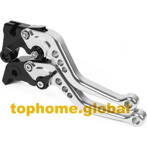 For SUZUKI GSXR1100 1989 - 1998 Shorty Silver CNC Clutch Brake Levers 1990 1991 1992 1993 1994 1995 1996 1997