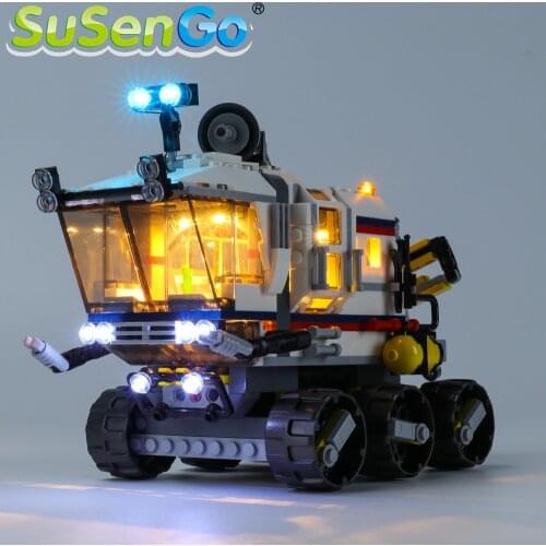 SuSenGo LED Light Kit For Creator Space Rover Explorer Building Blocks Lighting Set Compatible with 31107 (Model Not Included)