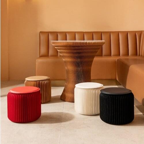 Incredible Paper Stool Portable Folding Kraft Paper Stool Living Room Adults Children Stool Christmas New Year Gifts