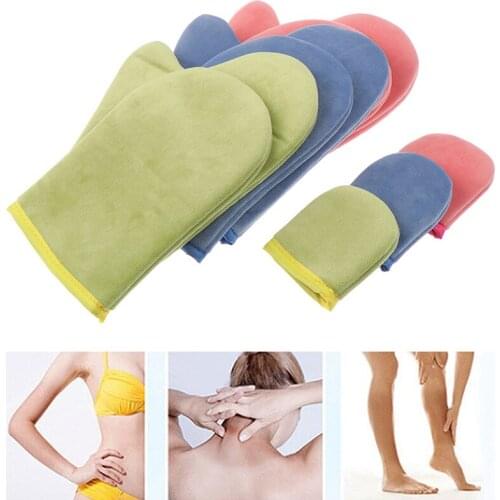 Body Cleaning Glove Self Tanner Reusable Body Self Tan Applicator Tanning Gloves Cream Lotion Mousse Makeup Gloves