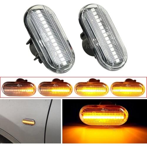 Sequential Flashing LED Turn Signal Side Marker For Dacia Duster Dokker Lodgy Renault Megane 1 Clio1 2 ESPACE Smart Fortwo 453