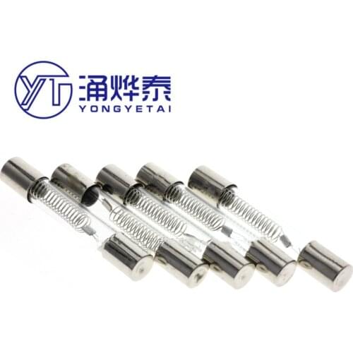 YYT 10PCS 5KV 0.6A 0.65A 0.7A 0.75A 0.8A 0.85A 0.9A 1A 6*40MM Microwave high pressure fuse Special Microwave Oven Fuse