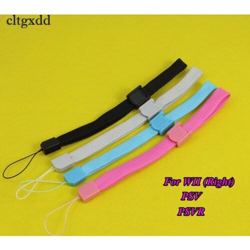 Cltgxdd Black/Grey/Blue/Pink Wrist Strap Hand Strap Lanyard for Wii WiiU remote controller for PS3 move/PSV for 3DS