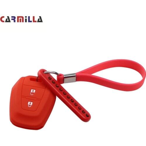 Silicone Car Key Cover Case KeyChain Phone Number Cards Fit for Isuzu DMAX MUX Truck 2 Buttons Remote Key Accessories