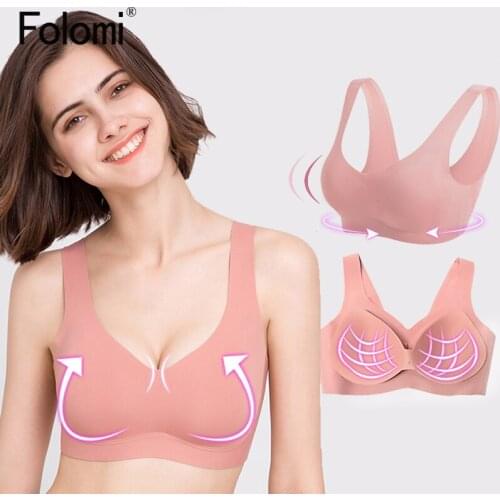 Comfortable Seamless Bra Women Push Up Underwear Sexy Wire Free Bralette With Pad Vest Top Lingerie S to XXL