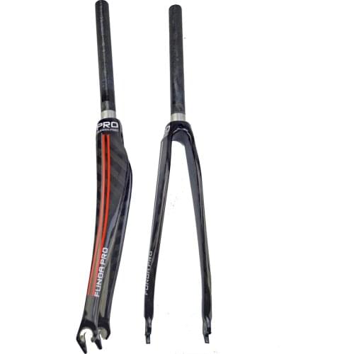 New full carbon fiber road bike front fork 700c wheels 1-1/8 28.6mm 12k gloss offset 45mm bicycle parts Riding equipment