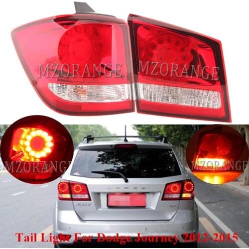 MZORANGE Inner Outer Tail Light For Dodge Journey JCUV 2012 2013 2014 2015 Rear Tail Brake Turn Signal Warning Lamp Taillights