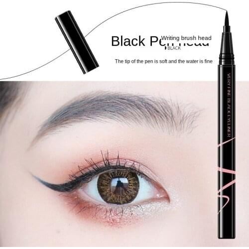 High Quality Eyes Makeup Liquid Eyeliner Waterproof 24 Hours Long-lasting Black Eyeliner Pen Make up Eye Liner Pencil