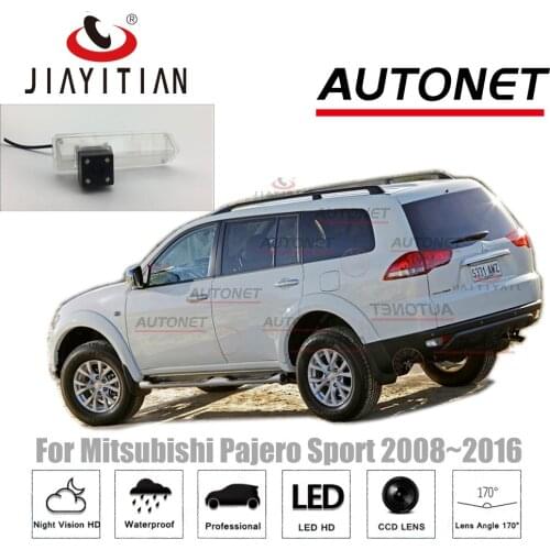 JiaYiTian Rear Camera For Mitsubishi Pajero Sport 2008~2016 2010 2013 2015 HD Night Vision license plate Camera backup camera