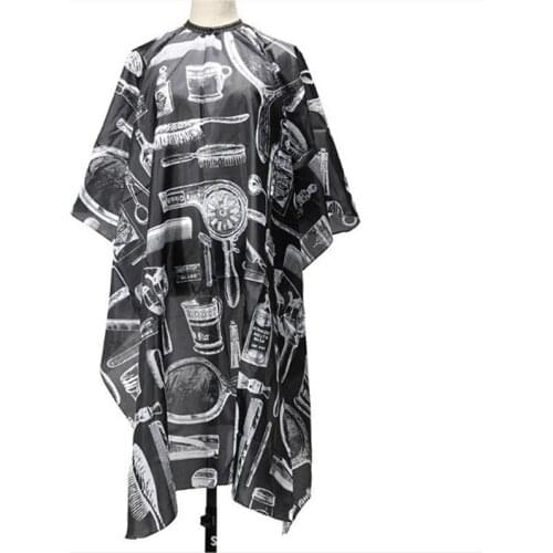 Haircut Cloth Hair Beauty Cape Waterproof Anti-static Printed Hairdressing Apron Haircut Cape barber cape