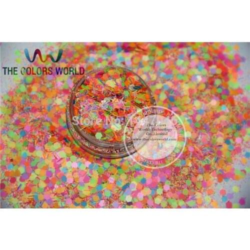 Mix Neon Colors Solvent Resistant Glitter 1pack=50g