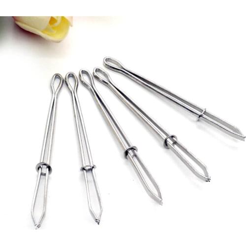 10PCS High Quality Garment Clips Stainless Steel Cited clamp Elastic Belt Wearing Rope Tool Apparel Sewing Auxiliary Accessories