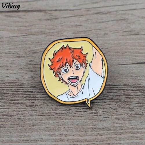 20pcs/lot G1473 Anime Metal Enamel Brooches Fashion Cartoon Badges Pin Cute Backpack Coat Lapel Pins Jewelry Accessories