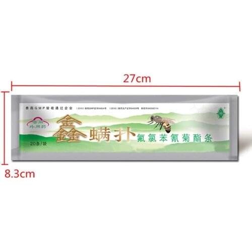 20Pcs/Bag Varroa Strips Fluvalinate Bee Mite Killer Treatment Tool Beekeeping Pest Control AA