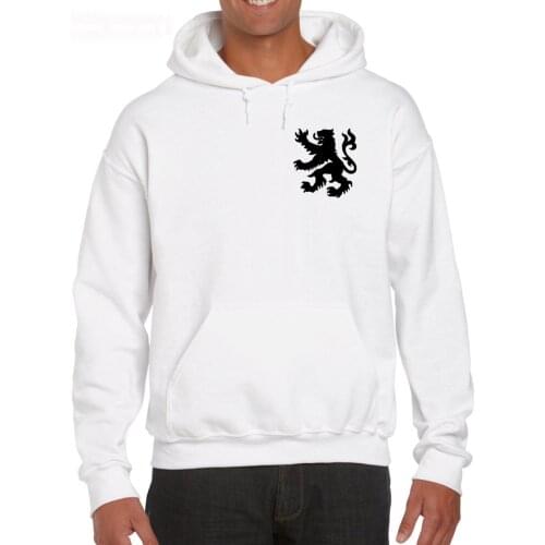 2019 Fashion Color Men Belgium Retro Footballer Kit Badge Vintage Men Casual Hoodies Sweatshirt