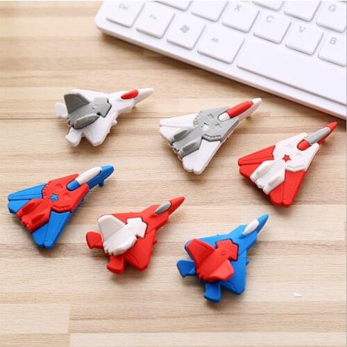 Boy toy airplane model eraser campus stationery student special eraser 3PCS