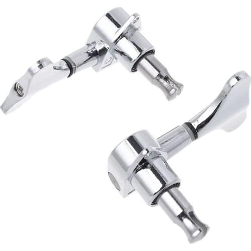 4 String Bass Chrome Guitar Sealed Tuners Tuning Pegs Machine Heads 2R 2L U7EF