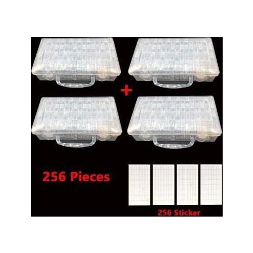 64 Grid Box Diamond Painting Storage Box DIY Handmade BeadedGlass Rice Bead Nail Drill Accessories Storage Box Wholesale