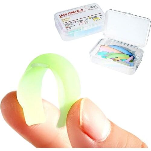 Eyelash Perming Pad Silicone Eyelashes Perming Curler Colorful Lashes Lifting Rods Reusable Lash Lift Shield Pads 8 Pairs