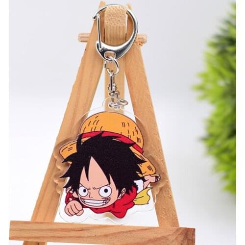 WL0674 One Piece Keychain Anime Keyring Accessories
