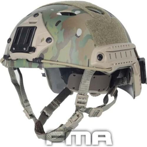 FMA FAST Helmet-PJ TYPE Tactical ABS Helmet Multicam For Airsoft Paintball
