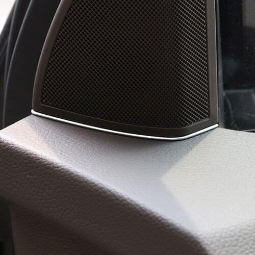 Car Interior ABS Door Speaker Cover Trim Sequins Decoration Cover Trim Accessories For Mercedes Benz GLK X204 GLK200 260 2009-15