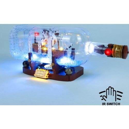 Led Light Kit For 21313 Ideas Series The Ship In A Bottle Set Building Blocks Light Set Compatible With 92177