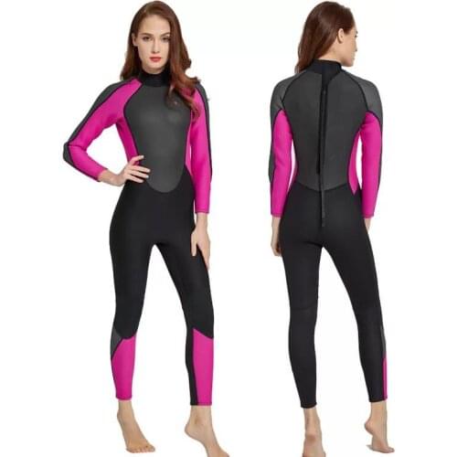 Sbart 3MM Neoprene Wetsuit for Women Spearfishing Diving Suit Separated Two pieces Full Body Ladies Wet suit Surfing Suit