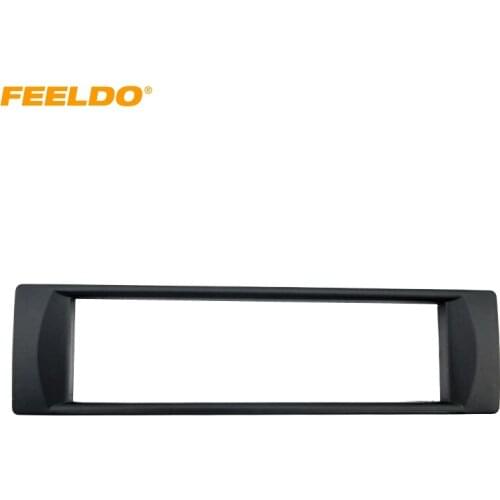 FEELDO Car 1DIN Stereo Radio Fascia Frame for Audi A6 Refitting CD/DVD Panel Dash Mount Installation Trim Bezel Kit #HQ2346