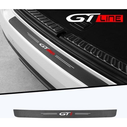 Car trunk Cloth fiber Car sticker decoration for Peugeot gt gti gtline 508 5008 3008 208 2008 308 Car Accessories Car stickers
