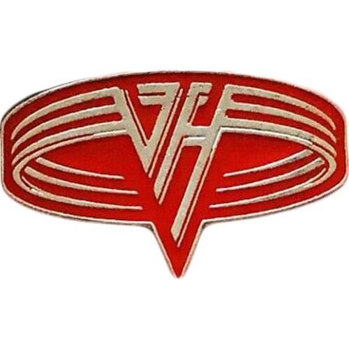 Van Halen logo Badge Rock band pins musical jewelry