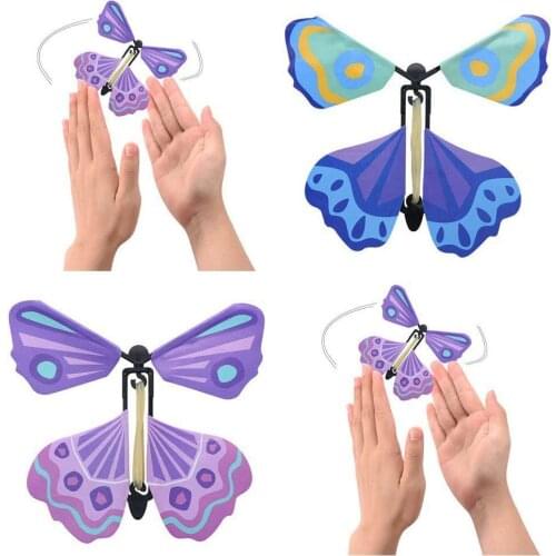 Magic Flying Butterfly Toys Tricky Magic Props Childrens Stage Performance Tool Books Surprise Toy Flying 40 Laps