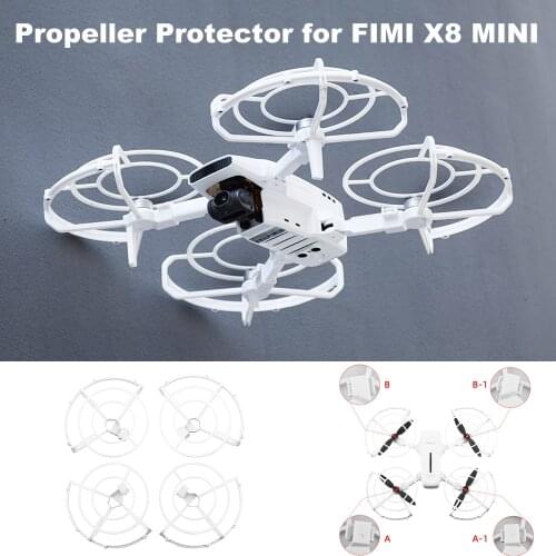 For FIMI X8 Mini Drone Propeller Guard Quick Release Propeller Protective Ring Protector Cage Drone Accessory
