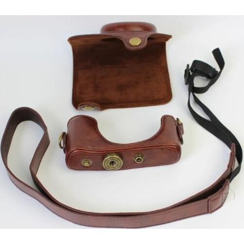 Protective PU Leather Camera Case Bag with Lanyard for Canon PowerShot SX720 HS SX 700 Accessories T84C