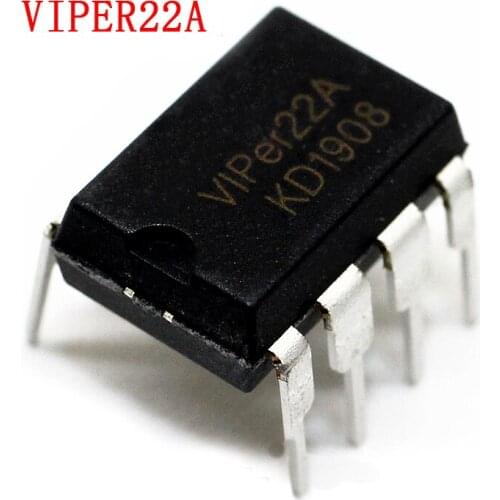10PCS VIPer22A DIP8 VIPer22 DIP 22A DIP-8 new and original IC