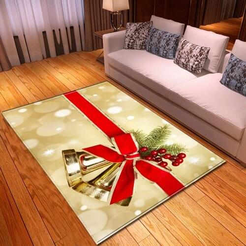 3D Merry Christmas Welcome Doormats Indoor Home Decor Big Carpets For Living Room Bedroom Rugs Area Bath Large Mat Kitchen Floor