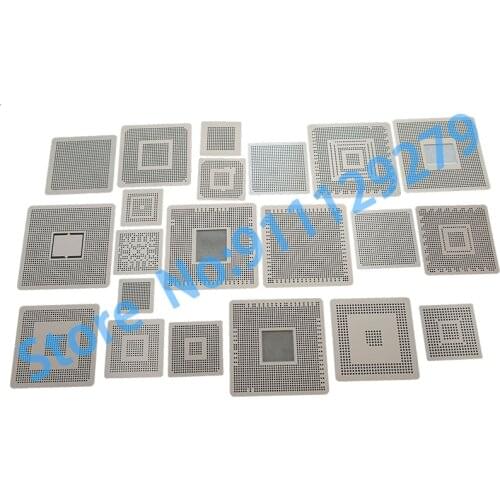 50pcs Direct Heat Reballing Universal Directly Stencils For Game Console PS3 CPU PS4 GPU XBOX CXD WII
