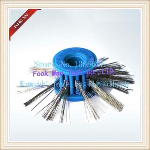 Free Shipping craft jewelry tool s Polishing Brush Matt Steel Wire Brush Blue Color Grit Medium 0.30mm Diameter 5pcs/lot