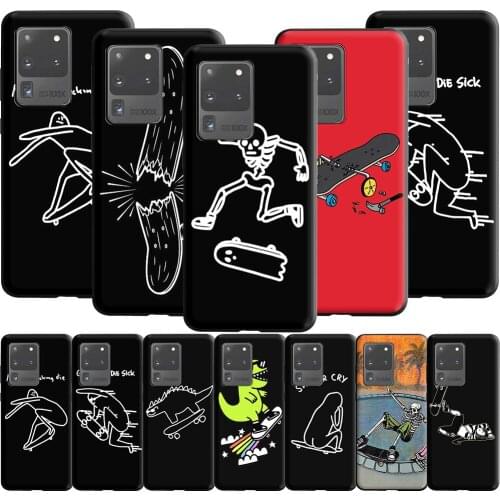 Funny Sport Skate Board Case for Samsung Galaxy A10 A20E A30 A50 A51 A71 A21S A31 A32 A22 A82 A03S S21 FE