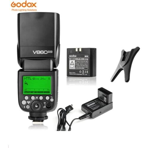 Godox Ving V860II V860II-S/N/C/F/O GN60 E-TTL HSS 1/8000 Li-ion Battery Speedlite Flash for Sony Nikon Canon Olympus Fujifilm