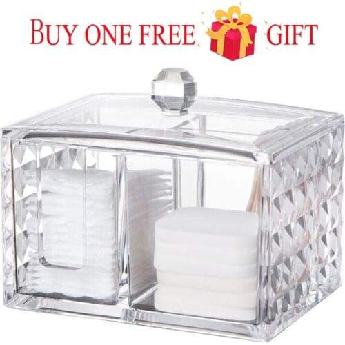 Nail Gel Remove Pad Cleansing Make Up Cotton Storage Box Organizer Nail Polish Tools Holder Shelves